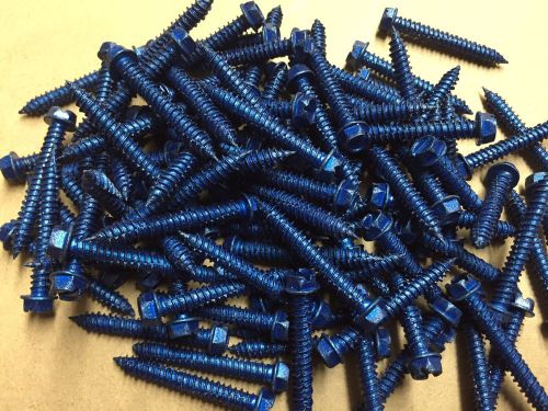 300/PCS 1/4&#034;x1-3/4&#034; HH Concrete Masonry Tapcon Screws