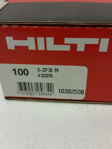 HILTI--- Standard  FASTENER/ BRAND NEW, 1-1/4&#034;, 100pcs. #333370