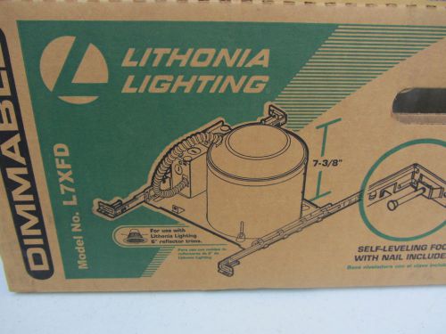 3 NEW - Lithonia Lighting 6&#034; New Construction, Flourescent Housing, Model L7XFD