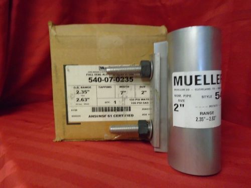 MUELLER SERIES 540 - 2&#034; STAINLESS STEEL PIPE REPAIR CLAMP