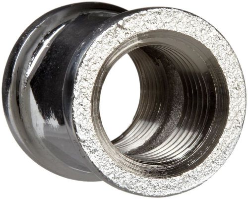 NEW Chrome Plated Brass Pipe Fitting, Coupling , 1/2&#034; NPT Female