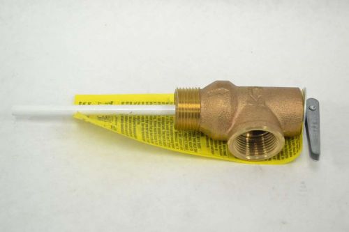 NEW WATTS Z21.22 BRASS THREADED 150PSI 3/4 IN NPT RELIEF VALVE B349792