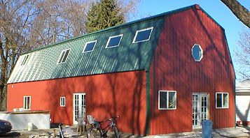 Steel metal gambrel home building kit, 2 floor 3600 sq ft for sale