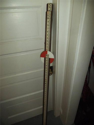 9&#039;6&#034; Grade Stick for Surveyor Level transit David White 7674