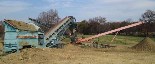 Powerscreen Mark III Portable screening plant &amp; TWO 30&#034;x48&#039; stacker conveyors