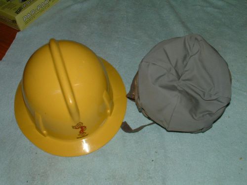 Vintage 1960&#039;s PPL Ready Kilowatt Hard Hat w/Original Winter Liner