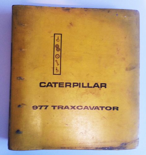 Caterpillar 977 Traxcavator Service Manual Serials 46H1-up 76H1-up 1967 Original