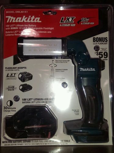 MAKITA 18V LXLM03 12 LED LXT CORDLESS FLASHLIGHT LIGHT LAMP FLOODLIGHT 18 VOLT