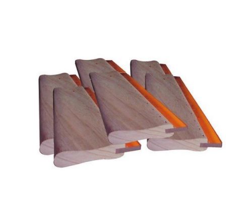 6 pcs silk stencil screen printing oiliness squeegees ink scraper tool 9.4&#034; 24cm for sale