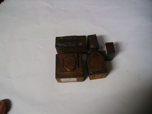 printers block lot,advertising,McBee,Delco,Nash,GM small size,free ship