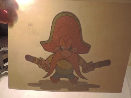 OLD YOSEMITE SAM WARNER BROS. GUN TOTING IRON ON T SHIRT TRANSFER free shipping