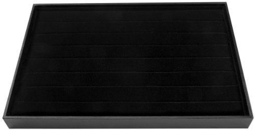 Darice Jewelry Ring Display Tray  9.4 by 13.8-Inch  Black Velvet