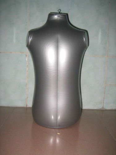 Fashion Display Silver Children Half Body Inflatable Mannequin Dummy Torso Model