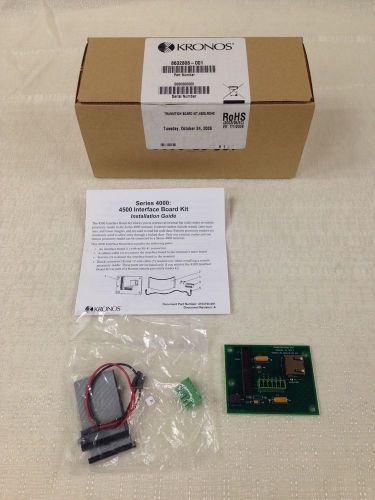 KRONOS 4500 ROHS TRANSITION BOARD KIT BAR CODE SCANNER / READER BOARD