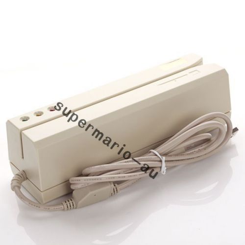 MSR609 HID Magnetic StripeCard Reader Writer Encoder MSR206/605/606 + 20 Cards