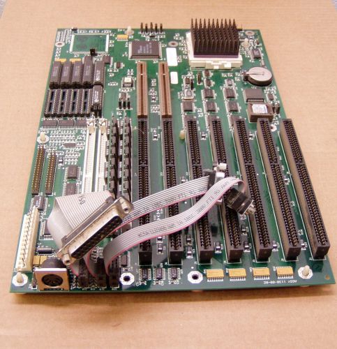 Opti 82C499 Motherboard w/ Intel 486 DX2-66 CPU 2MB RAM AMI-BIOS Gilbarco Q13086