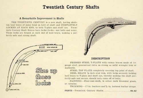 1912 ad antique twentieth century shafts cart wagon farm equipment luthy lac2 for sale