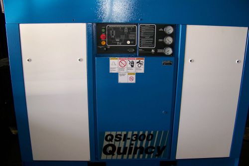 Quincy 60 hp. qsi 300   rotary screw air compressor, warranty for sale