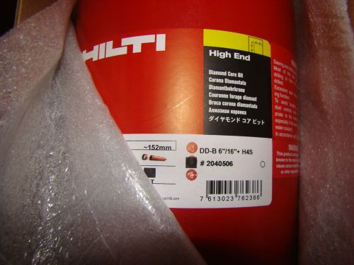 HILTI DD-B 6 inch/16 inch H4S HIGH END DIAMOND CORE BIT. BRAND NEW!