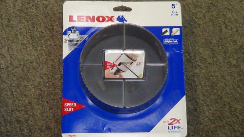 Lenox tools 1772077 5&#034; bi-metal speed slot hole saw for sale