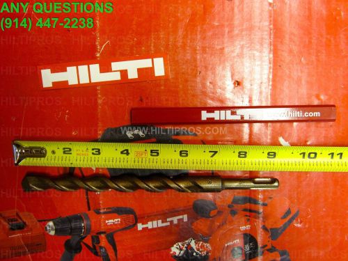 HILTI BIT 5/8&#034; X 9&#034;, SDS PLUS, PREOWNED, MINT CONDITION, FREE PANCIL, FAST SHIP