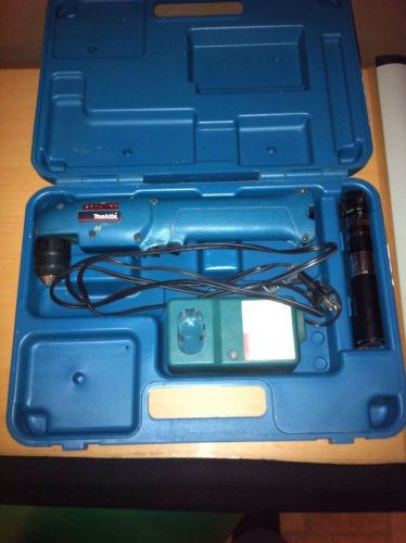 Makita Right Angle Drill Charger Battery 9.6V volt Cordless DA391D Quarter