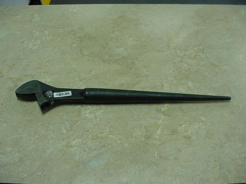 Klein tools adjustable construction wrench klein # 3239 - spud wrench crecent for sale