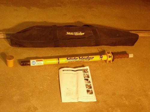 Slide Sledge 211103 9Lb, 30&#034; Slide Hammer w/2&#034; Pin Driver &amp; Nylon Carry Bag