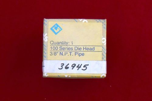 NOS ARMSTRONG DIE HEAD 100 SERIES 3/8&#034;&#034; NPT  PIPE BOLT THREADER 36945 74-134