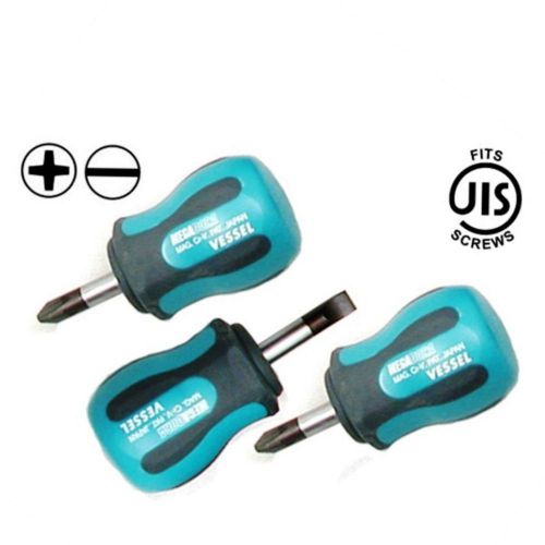 New vessel jis 920 set stubby megadora screwdriver set (3pc) for sale