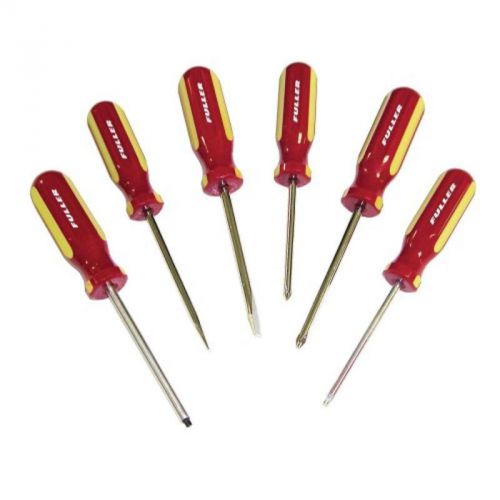 6-Piece Golden Grip Screwdriver Set Johnson Level and Tool Screwdrivers 101-4006