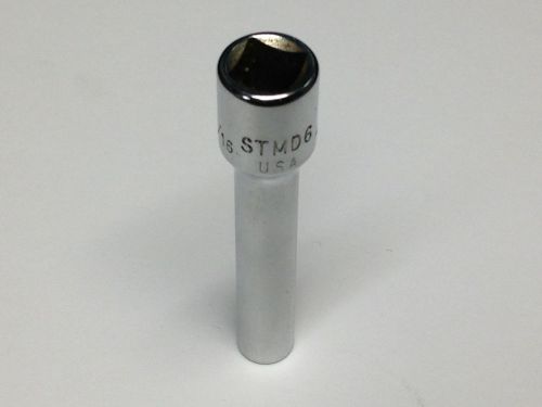 Snap-on 1/4&#034; drive 3/16&#034; socket, deep, 6-point stmd6 for sale