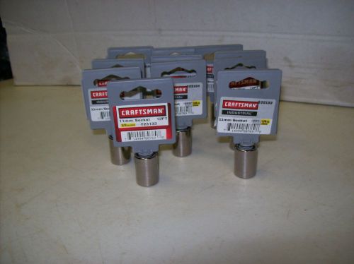 Craftsman socket 3/8 dr 12 pt 11mm  23133 qty 11 h1213 for sale