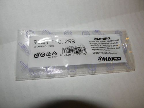 Hakko 900M-T-0.2RB - 900M Series Soldering Tip - 0.2RB