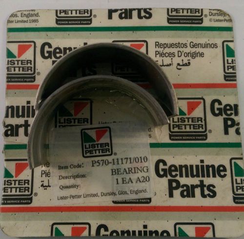 Lister Petter Centre Main Bearing for LR SR SW 0.010&#034; undersize 570-11171/010