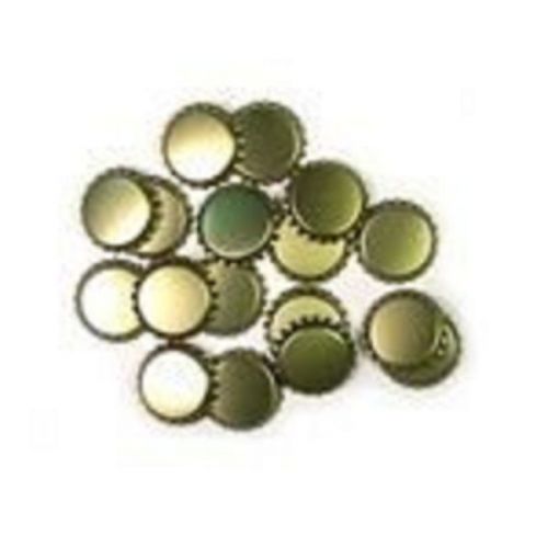 144 Gold Bottle Caps Oxygen Absorbing Wine Beer Making Brewing Bottles Bottling