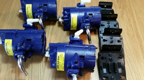 Shurflo Heavy Duty Syrup Pump --Lot of 4--Blue--3/8&#034; BIB