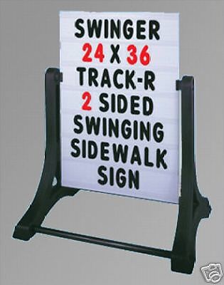 SIDEWALK SWINGER CHANGEABLE MESSAGE BOARD SIGN KIT