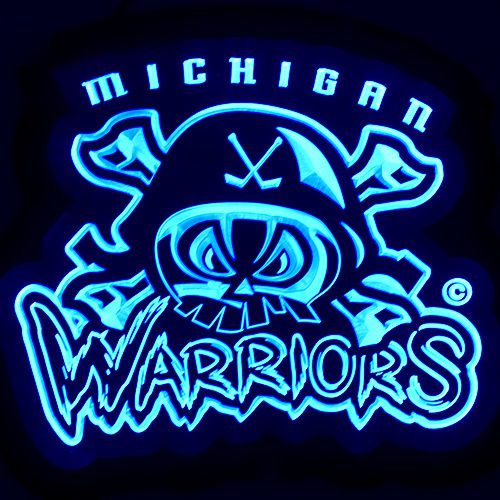 ZLD073 Decor Michigan Warriors Beer PUB Bar Store LED Energy-Saving Light Sign