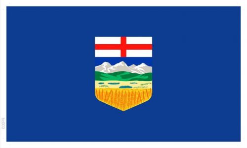 Bc003 alberta canada province flag (wall banner only) for sale