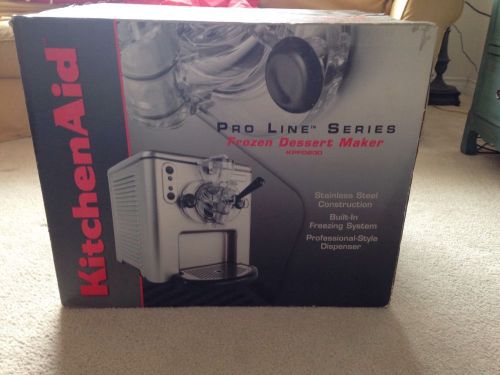 Brand new kitchen aid kpfd200ss pro line series frozen dessert maker