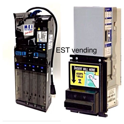 MEI Mars VN-4510 MDB 4 Tube &amp; VN 2000 Bill Validator 24 Volts Refurbished.