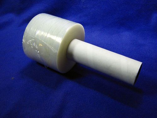 2 Rolls Clear Stretch Wrap Film Extended Core Bundling Film- 3&#034; 1000ft. 80gauge