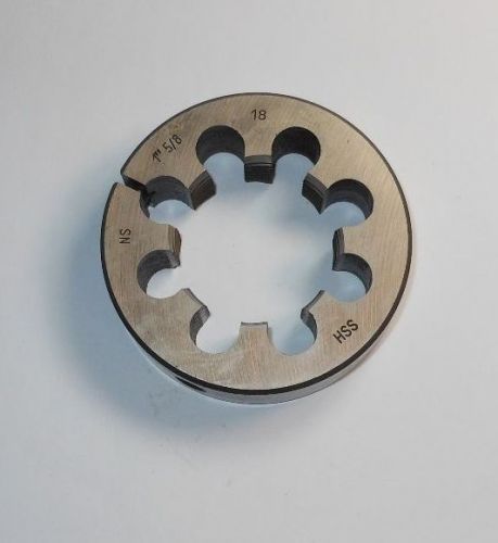 PRECISION Round Die 1-5/8-18 HSS 3&#034; &lt;1988&gt;