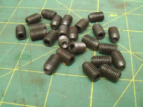 (25) 5/16-24 X 1/2 SOCKET SET SCREWS CUP POINT BLACK OXIDE #57711