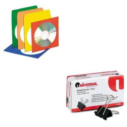 KITIVR39404UNV10200 - Value Kit - Innovera CD/DVD Envelopes with Clear Window (I