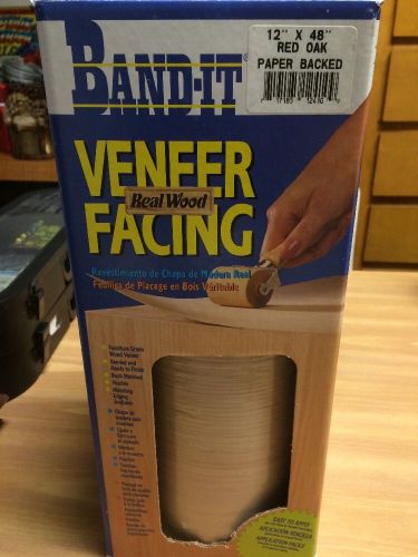 Band It Red Oak Veneer Facing, 12&#034; x 48&#034;-in Box Never Used