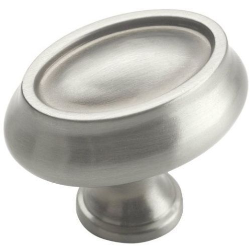 Amerock BP26127-2-G10 2&#034; Satin Nickel Oversized Manor Oval Knob