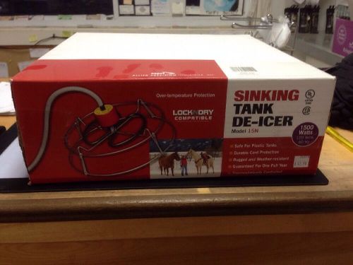 Sinking Stock Tank De-icer 1500w w/ Cage. Model 15N