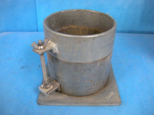 Soiltest Steel Soils Lab Cylinder Mold 6.5&#034; x 6&#034; I.D.